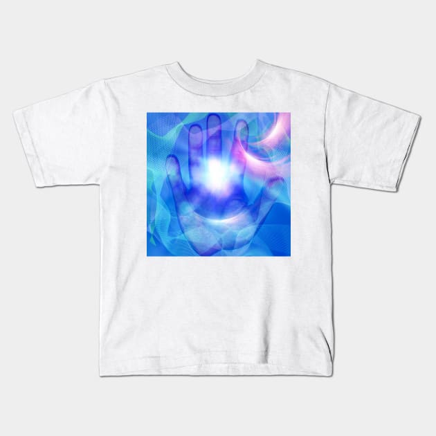 Light in hand Kids T-Shirt by rolffimages